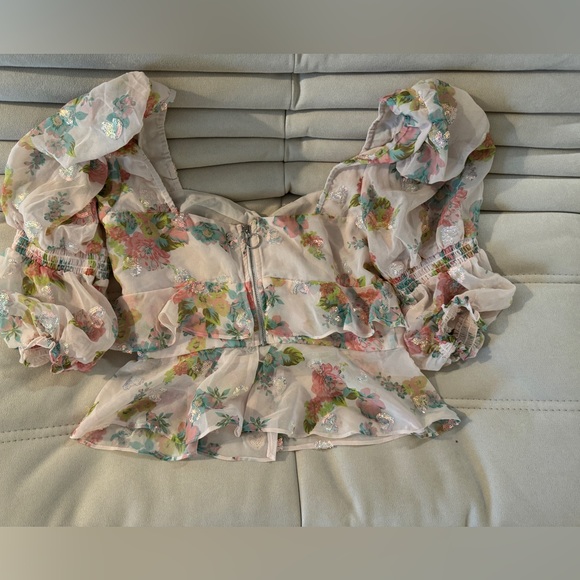 For Love & Lemons Paradis Blouse in Vintage Size S - Picture 4 of 5